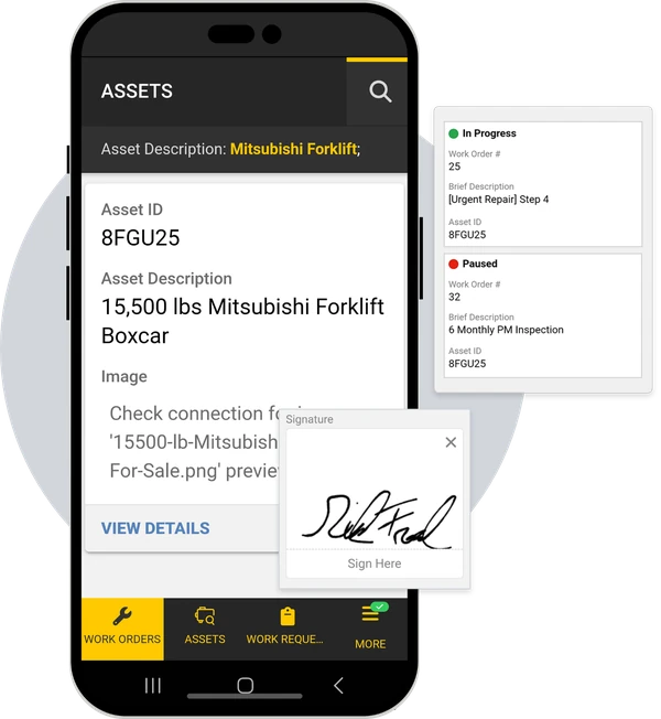 eMaint mobile app